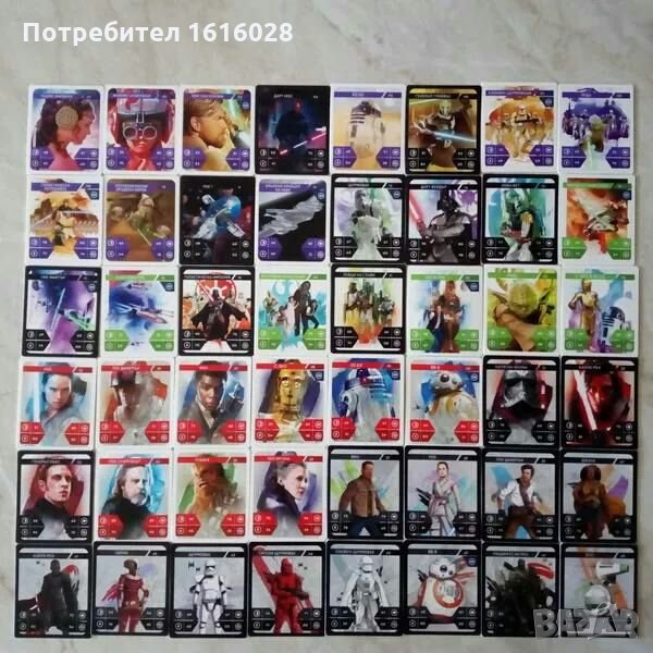 Нови обикновени карти STAR WARS карти., снимка 1