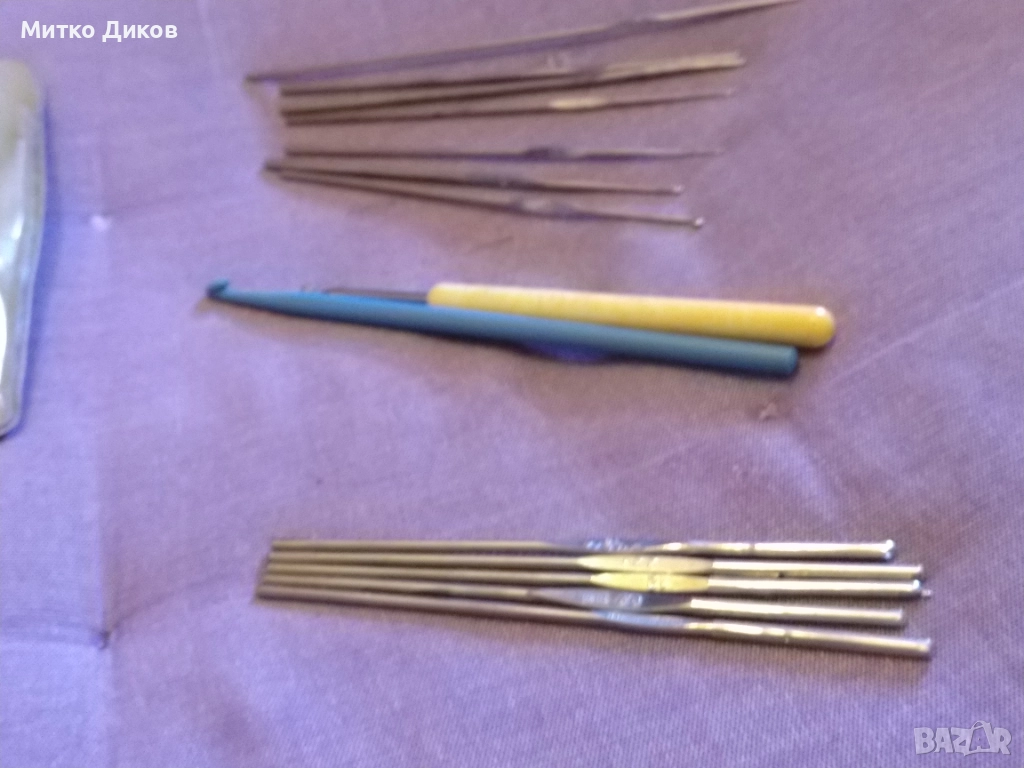 Игли за плетене на една кука маркови от 13 до 17 см, снимка 1