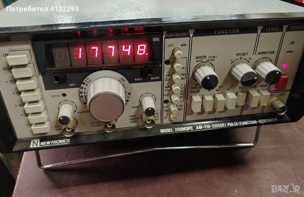 Newtronics 200MSPC AM-FM-Sweep/ Pulse/ Function-Generator, снимка 1