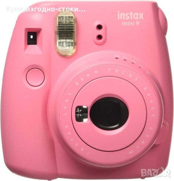 Фотоапарат за моментни снимки Fujifilm Instax Mini 9 - Flamingo Pink, снимка 1