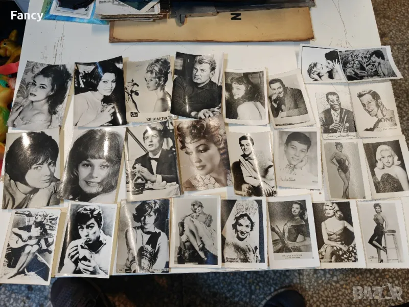 Стари картички, снимки световни артисти, снимка 1