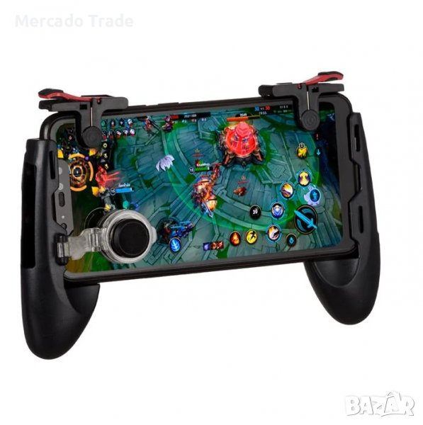 Стойка за геймпад Mercado Trade, Мобилна, 4 в 1, Черен, снимка 1