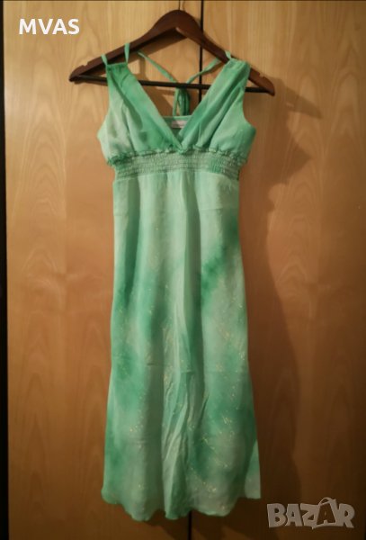 Нова лятна светло зелена рокля М 38 размер, снимка 1