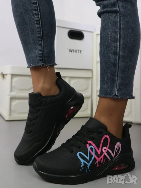 ДАМСКИ МАРАТОНКИ HEARTS, снимка 1