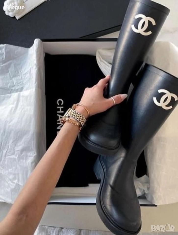 дамски ботуши chanel , снимка 1