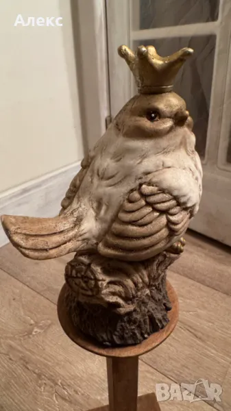 Голямо, обемно пиле с корона– Италия, 20см/ 14см, снимка 1