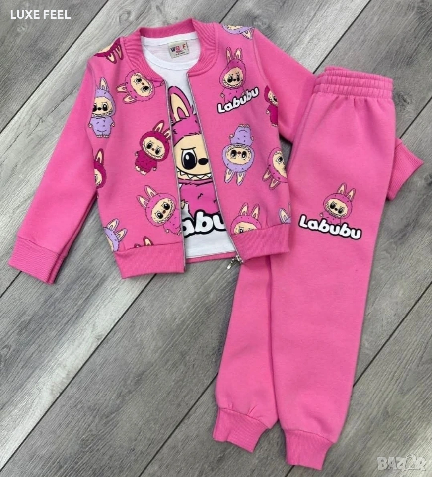 Labubu✨Детски Ватиран Комплект , снимка 1