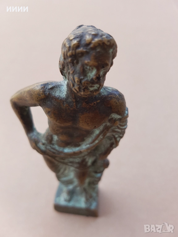 Бронзова пластика статуетка Асклепий 2, снимка 1