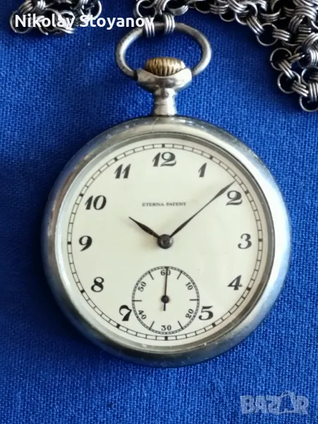  Джобен часовник ETERNA PATENT, снимка 1
