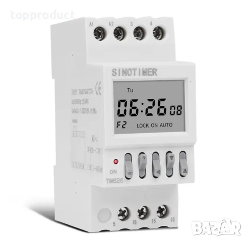 Двуканален седмичен програматор, таймер 