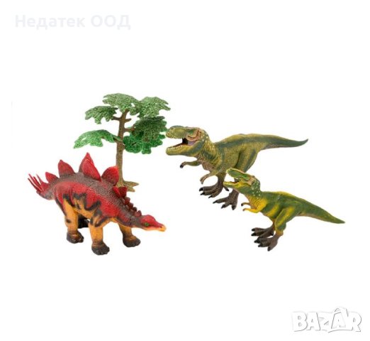  Комплект животни, игра с динозаври, 42,5х15х19см, снимка 2 - Фигурки - 43740476