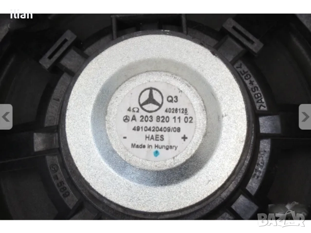  Високоговорител Преден Ляв Mercedes C-Class W203 W209 A2038201102, снимка 3 - Части - 52002469