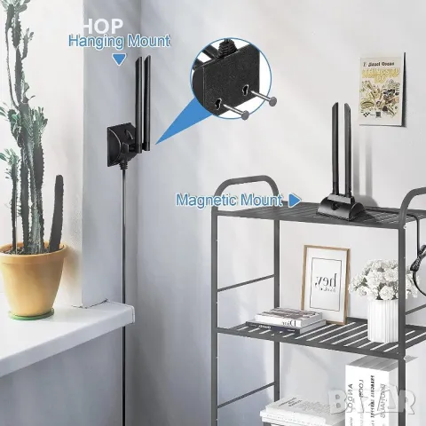 Wifi антена- усилвател на сигнал 4G LTE 6dBi, снимка 4 - Рутери - 48633886