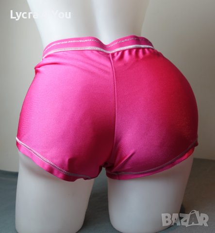 Booty hot shorts L супер лъскави, розови дамски боксерки от ликра, снимка 10 - Бельо - 43290415