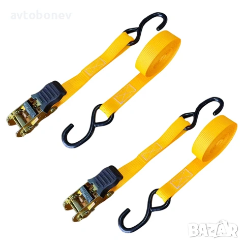 Колани за укрепване(осигуряване)на товари 4.5м Х 25мм/700кг, комплект/2 бр./