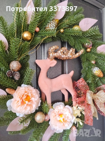 Ръчно изработени коледни венци и декорации, снимка 18 - Декорация за дома - 52433111