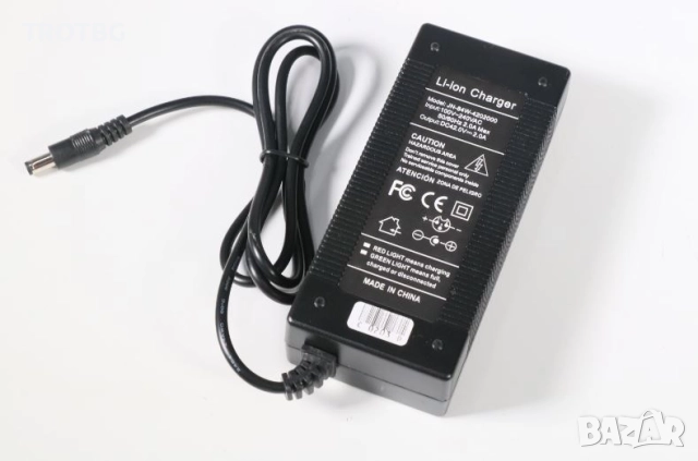 Зарядно 42V 2A 5.5x2.1 (DC5521) за електрически велосипеди OUXI V8 Mini, QM-Wheel V20 Mini и други, снимка 3 - Друга електроника - 52643932