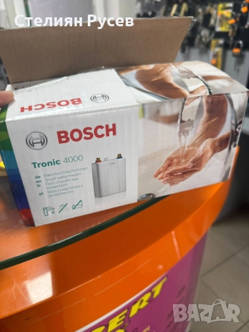 НОВ Bosch TRonic 4000 Проточен бойлер цена 220 лв или 112,48 евро ббу -нов , купен от технополис и д