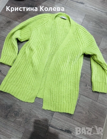 Дамска жилетка тип палто Zara, M, снимка 5 - Якета - 52742172