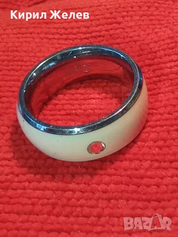NFC SMART RING Стилен МОДЕН СМАРТ ПРЪСТЕН Тип ХАЛКА от БЛАГОРОДНА СТОМАНА с ФАСЕТИРАН ЦИРКОН 43453, снимка 9 - Пръстени - 47162887
