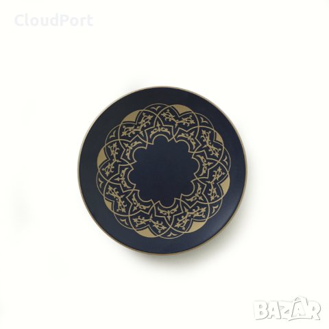 ПЪЛЕН СЕРВИЗ ЗА МАСА, KERAMIKA, GOLD, 24 ЧАСТИ, КЕРАМИКА, ЖЪЛТО/ СИН, снимка 15 - Сервизи - 43582732