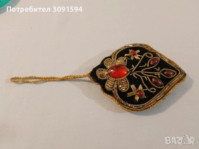 винтидж сърце, украса за елха