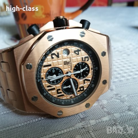 Спешно Audemas Pigut Royal Oak Offshore Chronograph 1:1 часовник дубликат , снимка 15 - Мъжки - 26167808