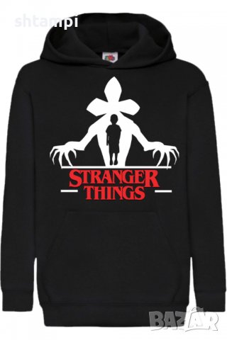 Детски Суитчър/Суитшърт Stranger Things Demogorgon 06,Игра,Подарък,Изненада,Забавление,Рожден Ден