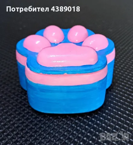Ръчна изработка - Кутийка за бижута - лапичка, снимка 4 - Други - 49540857