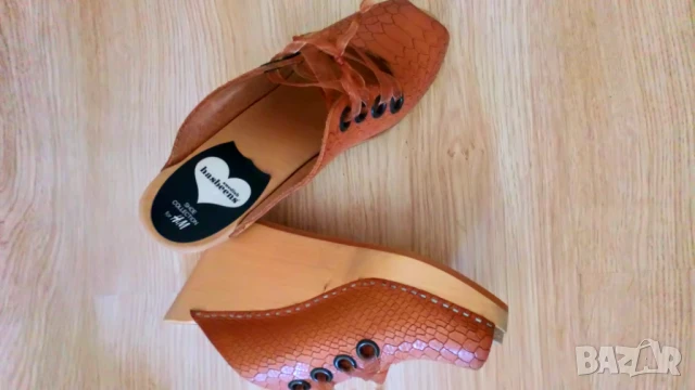 Swedish hasbeens shoe collection for HM - Дамски летни обувки! Естествена кожа, снимка 5 - Дамски обувки на ток - 50646297