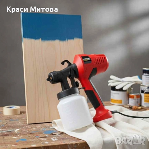 Електрически пистолет за боядисване Electric Paint Sprayer Elite — перфектно покритие без следи и ка, снимка 3 - Други инструменти - 52354608