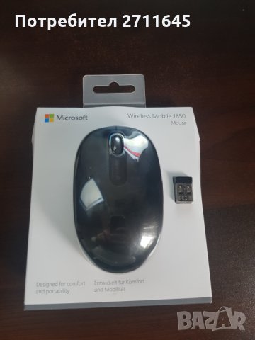 Оригинална Microsoft безжична мишка, снимка 1 - Клавиатури и мишки - 35388305