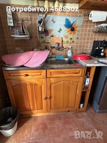 Кухненски шкафове от дърво комплект, снимка 6 - Шкафове - 52857595