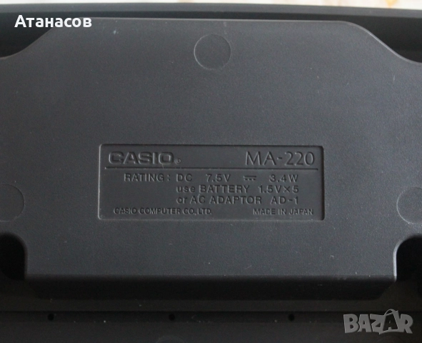 CASIO MA-220 KEYBOARD синтезатор, снимка 4 - Синтезатори - 52541338