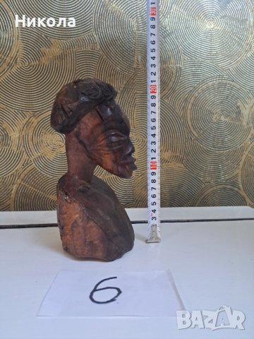 Африкански дърворезби от абаносова тежка дървесина, снимка 5 - Статуетки - 40112415