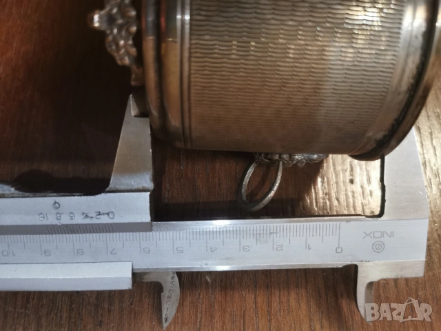 Масивна сребърна чаша, снимка 6 - Антикварни и старинни предмети - 53279681