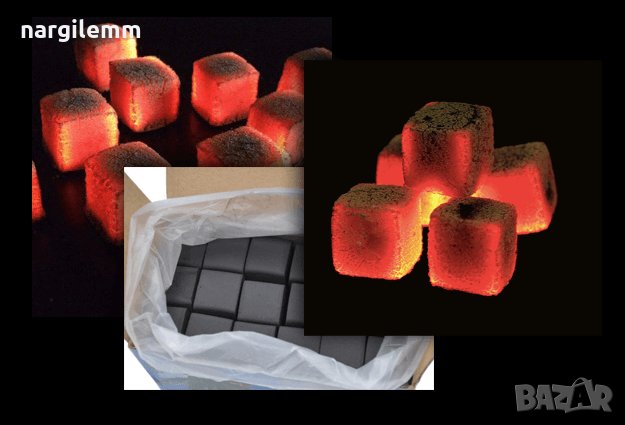 Въглени Cocobration 27мм 1кг за наргиле-Безплатна доставка, снимка 3 - Наргилета - 38557317
