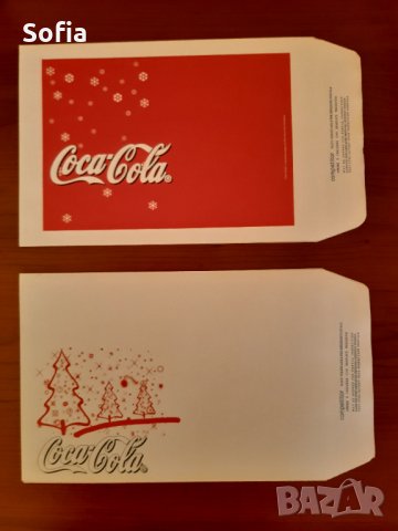 Кока Кола Колекция Coca-Cola/ Пощенски Коледни Пликове-90те