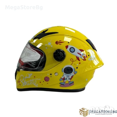 Детска каска 506 - размер S - Жълта, снимка 4 - Аксесоари и консумативи - 50526501