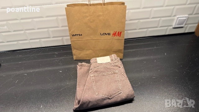 НОВО! H&M широк крачол панталон дънки , снимка 2 - Дънки - 51977600