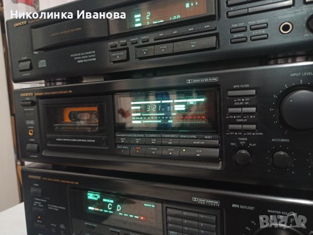  Onkyo триглав дек,плейър и ресивър., снимка 7 - Ресийвъри, усилватели, смесителни пултове - 43015647