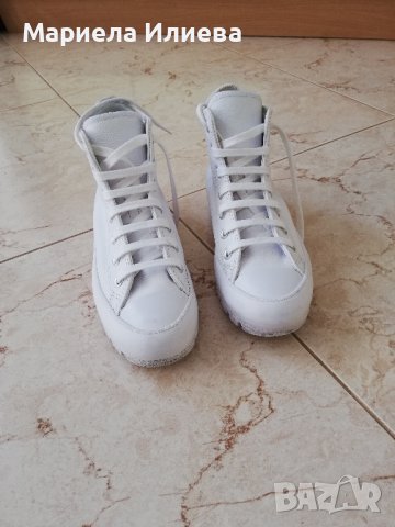 дамски кожени кецове CONVERSE, снимка 4 - Маратонки - 43468354