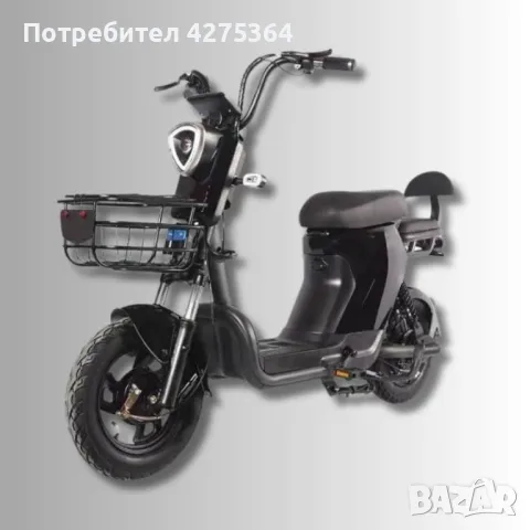 Електрическата тротинетка-скутер с кош, снимка 2 - Велосипеди - 49737823