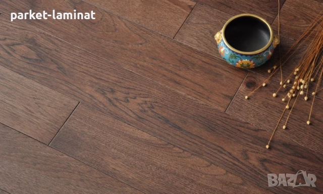 Тъмен Орех естествен паркет – омаслен, снимка 5 - Естествен паркет - 52133446