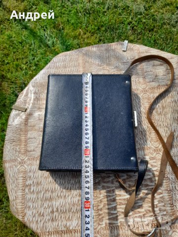 Стара кожена чанта,калъф, снимка 4 - Други ценни предмети - 40876462