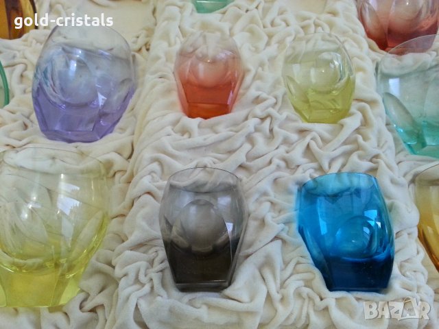 Moser kristal Boxemia Чехословакия чаши в дървена кутия , снимка 12 - Антикварни и старинни предмети - 27748661