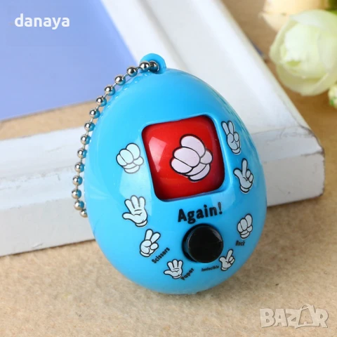 5990 Ключодържател играчка яйце Камък ножица хартия