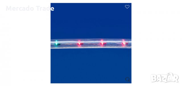Светещ маркуч, Цветен, LED светлини, 7,5м, снимка 2 - Декорация за дома - 35029149