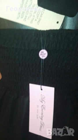 Приказна НОВА, С ЕТИКЕТ черна дълга рокля ПРОМОЦИЯ❤🍀👗XS,S❤🍀👗 арт.387, снимка 8 - Рокли - 28106123