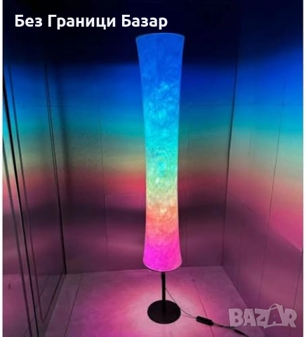 Нова Смарт RGB LED ъглова лампа с APP, Alexa, музика за осветление дом, снимка 3 - Лед осветление - 51486653